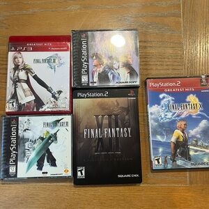 Final Fantasy Video ps Game Collection